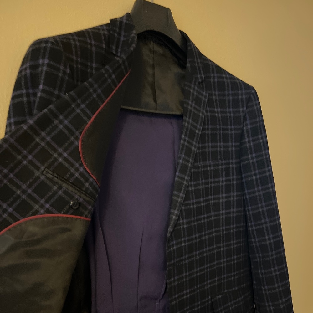 Black Vitali Mens Suit
